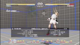 [DOA6] フェーズ4 コンボ 軽量級まとめ ver1.02