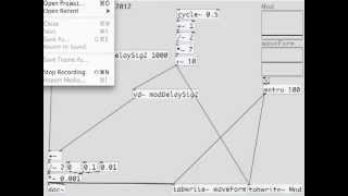 Tutorial Flanger PDextended