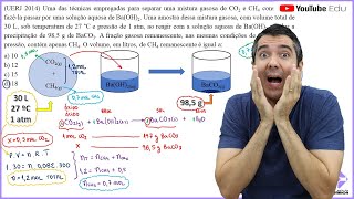 ESTEQUIOMETRIA, GASES, MASSAS, REAÇÕES... NUMA ÚNICA QUESTÃO???