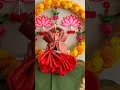 Mahalakshmi Ammavaru Saree Draping With One Blouse Piece| Diwali Puja Ammavaru | Navratri festival