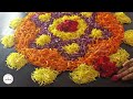 diwali flower decoration simple onam pookalam design athapookalam easy festival rangoli design