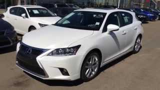 2014 Lexus CT 200h Hybrid - Technology Package Review - White on Black