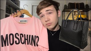 LUXURY HAUL! Designer/contemporary BOTTEGA VENETA, MOSCHINO, BURBERRY,VINCE,MK,FRAME AND MORE!#haul