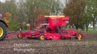 John Deere 7R 350 & Vaderstad Rapid 600 S drilling w/wheat 2021