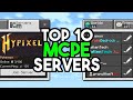 Top 10 Servers For Minecraft Bedrock 1.20!