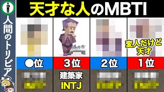 【天才診断】ガチで天才な人のMBTIランキング