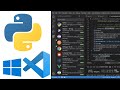 Getting Started with Python in Visual Studio Code | Python with VSCode (Windows 11)