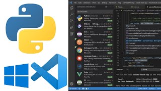 Getting Started with Python in Visual Studio Code | Python with VSCode (Windows 11)