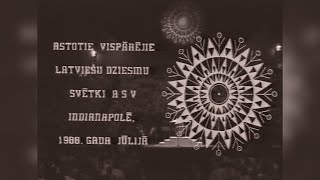 ASTOTIE VISPĀRĒJIE LATVIEŠU DZIESMU SVĒTKI ASV INDIANAPOLĒ 1988. GADĀ (Krāsains)