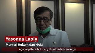 Yasonna H. Laoly: Tindak Tegas Pelanggar Asimilasi!