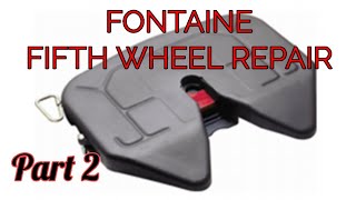 Freightliner Cascadia Fontaine fifth wheel repair part 2