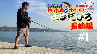 6泊7日釣った魚で生き延びろ‼改造ハイエース車中泊の旅#1