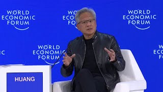Jensen Huang: AI Boom Creates SIX-FIGURE Jobs for Plumbers & Electricians | Davos Full Interview