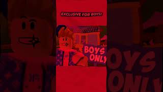 Roblox games that only boys play! 5 Roblox games that girls don't usually play! #shorts