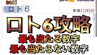 【宝くじ攻略】ロト６で最も当たる数字・当たらない数字！見れば結果が変わる当選攻略法！