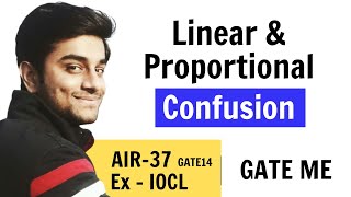 Difference between Linear and/or Proportional relations