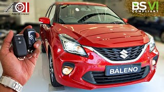 New Maruti Suzuki Baleno BS6 Zeta | On Road Price List | Mileage | Features | Specs | Pearl Red