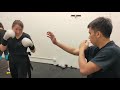 JK Wing Chun - Practicing blocking punches.