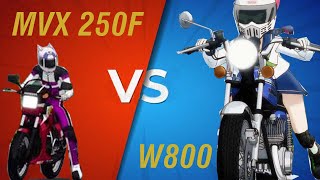 [Bakuon!] Honda MVX 250F vs Kawasaki W800 adu motor retro sport