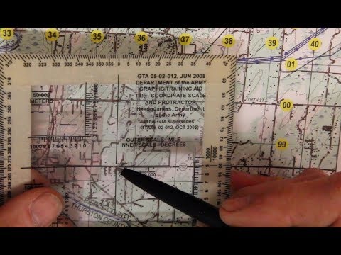 How to use a military protractor for land navigation