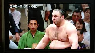 H30大相撲9月場所9日目 稀勢の里VS栃ノ心