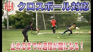 【平成国際大学GKTR】クロス時のシュートストップの対応編！！