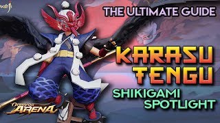 KARASU TENGU Shikigami Spotlight –  Skills Explanation, Combos, Build \u0026 Onmyodo | Onmyoji Arena