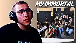 Reacting To Missioned Souls - My Immortal by Evanescence(Family Band Cover)!!!