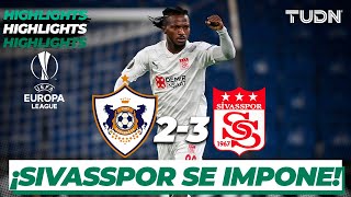 Highlights | Qarabag 2-3 Sivasspor | Europa League 2020/21 - J4 | TUDN