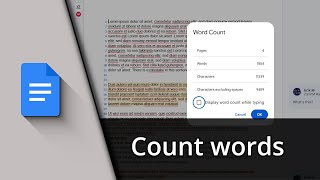 Counting words in Google Docs | Google Docs word count ✅ Tutorial