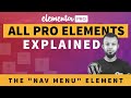 Navigation Menu Widget Tutorial | Elementor Pro Tutorial