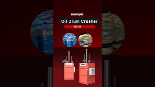 Why 200+ Factories Switched to ENERPAT Oil Drum Crushers? Here are 3 SOLID REASONS!