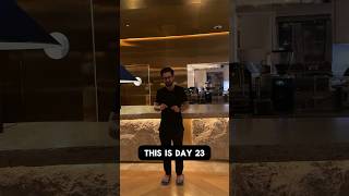 MR TIQ Day 23 standing on nails challenge 😁 #contentcreator #funny #qatar