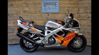 Honda CBR 900 RR Fireblade Urban Tiger 1994 27000 Miles For Sale Unique Wheels