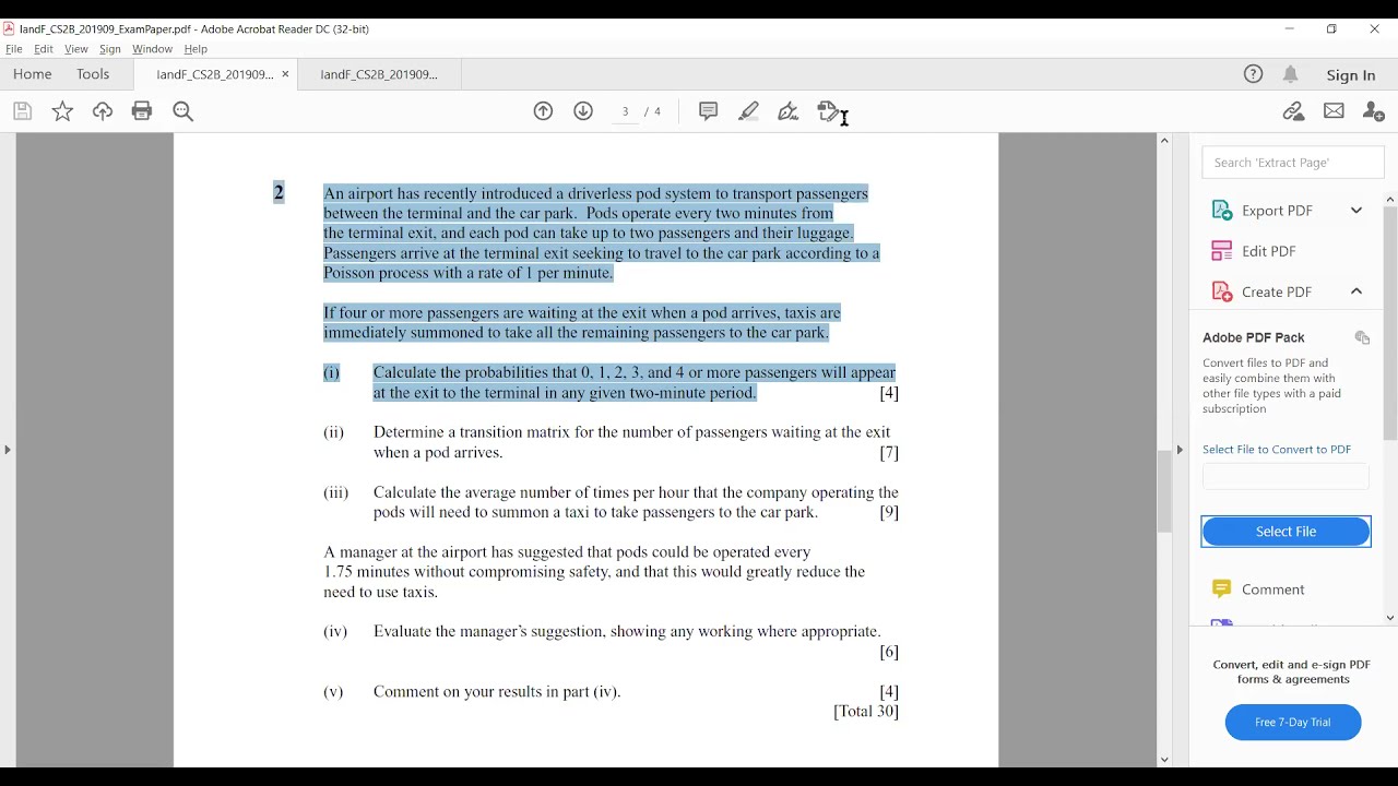 CS2 SEPT 2019 PAPER B Q2 MODEL EXPLANATION - YouTube