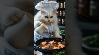 🐱 Cat Cooking Show | Funny Cat Making Food 🍳😂 #ShortsFebruary 8, 2025