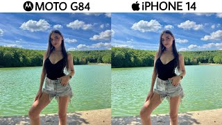 Motorola Moto G84 vs iPhone 14 Camera Test