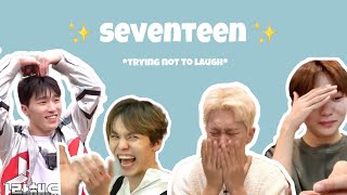 seventeen trying not to laugh for 9 minutes