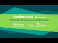 Gestión Dirección Académica en la no presencialidad