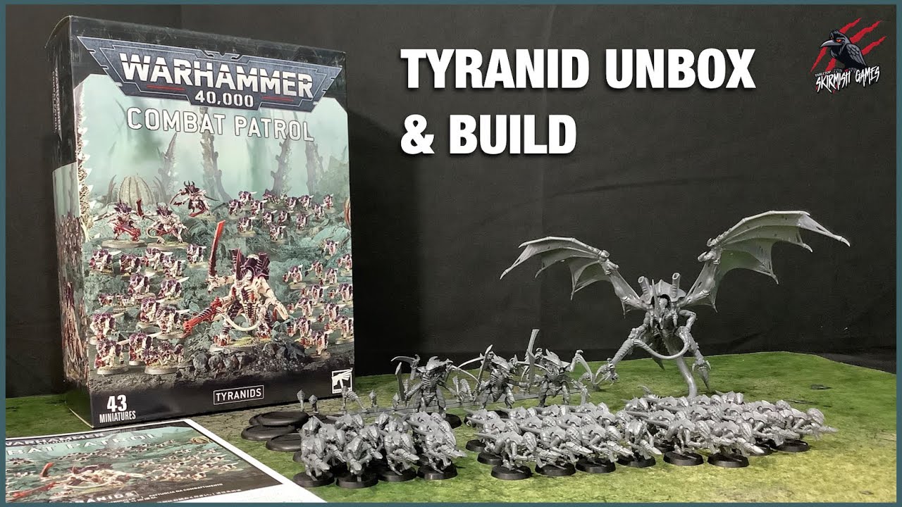 TYRANIDS COMBAT PATROL - Unboxing & Build Of All Models With All Weapon ...