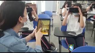 G10 Learners Exploring the Pyramids of Giza using #VR