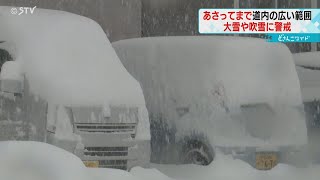 「やってもやっても積もる」　大雪や暴風雪に警戒　２０７校が臨時休校　ＪＲ１２１本運休　北海道