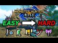 HARDEST or EASIEST Weapons to Learn in Monster Hunter Rise  | Every Weapon Ranked Tier List