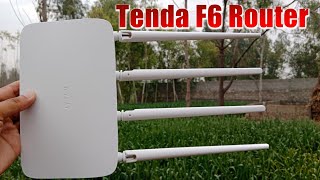 Tenda F6 Router Review | Signal Booster | 4g signal Booster