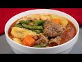 beef pochero pocherong baka recipe