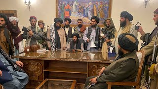 Afghanistan | Taliban filmed inside Afghan presidential palace