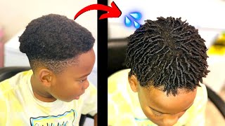 *Juicy*Finger coils on 🧬SHORT🧬hair Men||Teen⚠️💦🔥Extreme moisturize 💦🔥🔥