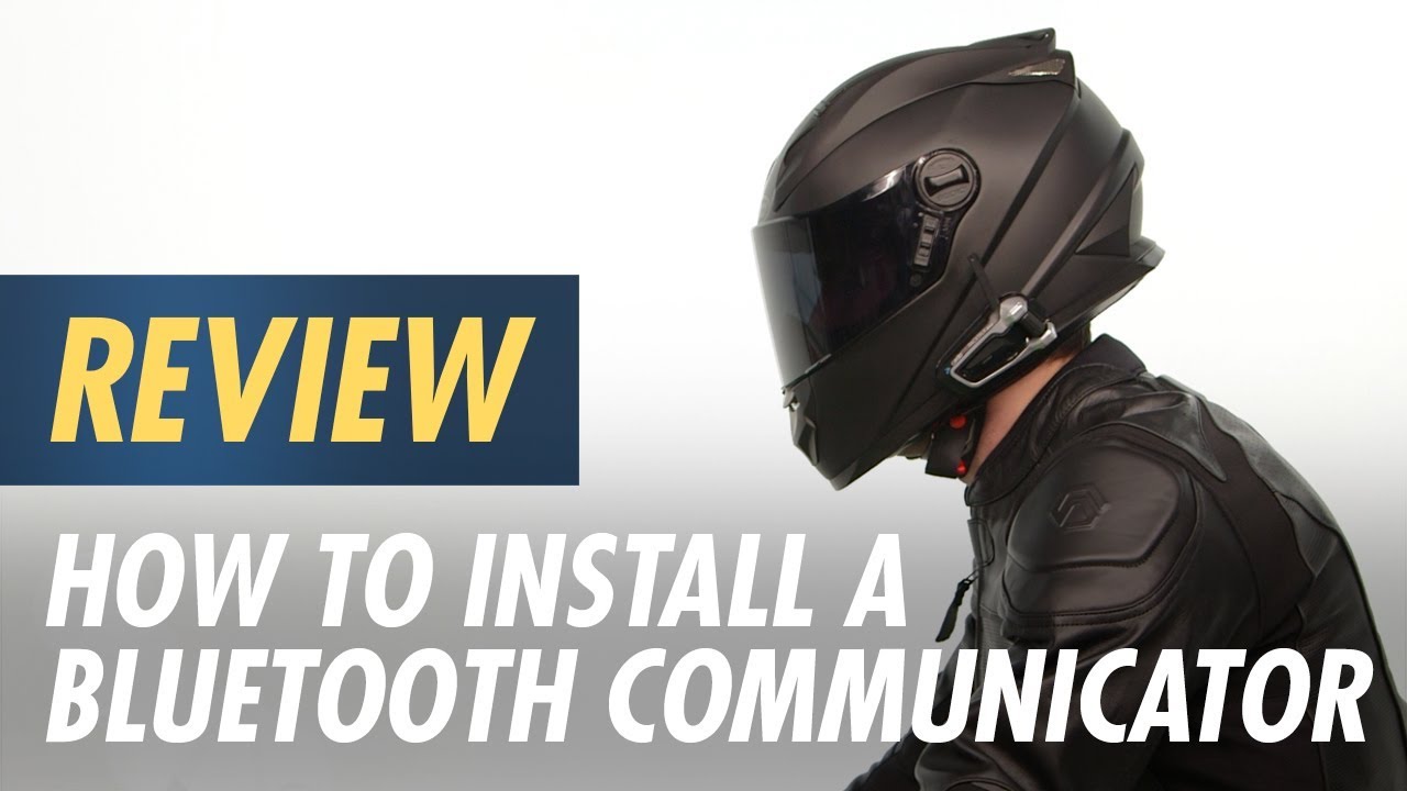 How To Install A Bluetooth Communicator Youtube