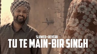 Tu Te Main (Slowed + Reverb) Bir Singh | Golak Bugni Bank Te Batua Song | Aarav