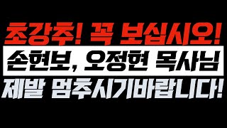 손현보, 오정현, 이영훈 목사님! 나라가 무너집니다! 제발 회개하고 멈추십시오! | 김영현 전도사